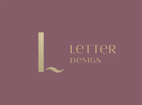 Letra Logo Icono Diseño Monograma Lujo Estilo Clásico — Vector de stock
