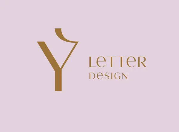 Letter Logo Icoon Ontwerp Klassieke Stijl Luxe Monogram Rechtenvrije Stockvectors