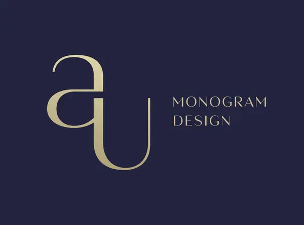 Logo Litery Projekt Ikony Klasyczny Styl Luksusowe Inicjały Monogram Grafika Wektorowa