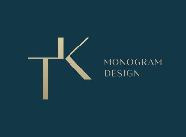 TK or KT letter logo icon design. Classic style luxury initials monogram. clipart