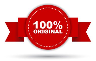 Kırmızı vektör afiş % 100 orijinal