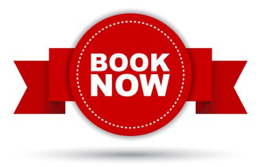 Kırmızı vektör afiş kitap şimdi