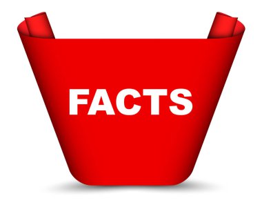 Kırmızı vektör afiş gerçekler