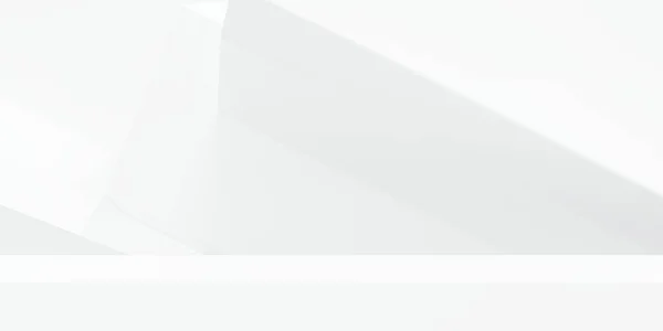 Rendering White Abstract Geometric Background Scene Advertising Design Technology Showcase — Stok fotoğraf