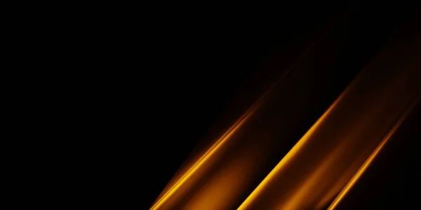 Рендеринг Оранжевого Черного Абстрактного Геометрического Фона Сцена Рекламного Дизайна Технологии — стоковое фото