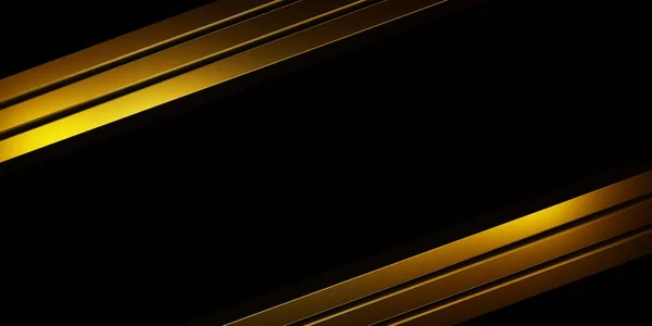 3d rendering of gold black abstract geometric modern background. Scene for advertising design, cosmetic, technology, showcase, banner, game, sport, business, metaverse. Illustration. Product display