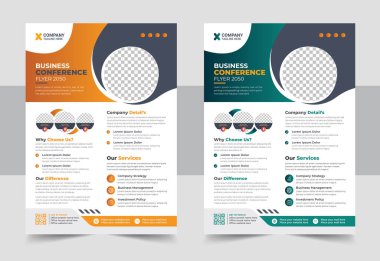 Creative Corporate & Business Flyer Brochure Template Design, abstract business flyer, vector template design. Brochure design, cover, annual report, poster, flyer