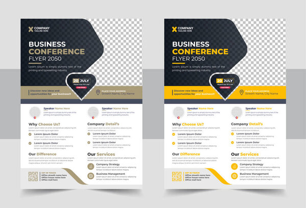 Creative Corporate & Business Flyer Brochure Template Design, abstract business flyer, vector template design. Brochure design, cover, annual report, poster, flyer