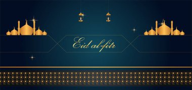 Islamic greeting Eid Mubarak cards for Muslim Holidays, Eid-Ul-Adha festival celebration, Arabic Ramadan Lantern, Islamic art background, Ornamental banner in islamic art design with free space for personal message