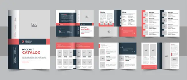 Ürün Kataloğu ya da Katalog Tasarımı, Şirket ürün kataloğu tasarım şablonu, Minimalist ürün broşür tasarımı