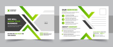 Modern Kurumsal kartpostal, dijital pazarlama ajansı kartpostal tasarımı, EDDM kartpostal, peyzaj broşür kapağı tasarımı için uygun. Şirket kartpostal tasarım şablonu. Şirket Kartpostal Şablonu Tasarımı