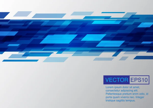 Fondo Azul Abstracto Vector Eps10 Uso Para Bandera Folleto Papel — Vector de stock