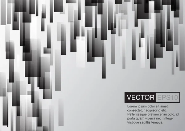 Fondo Negro Abstracto Vector Eps10 Uso Para Bandera Folleto Papel — Vector de stock