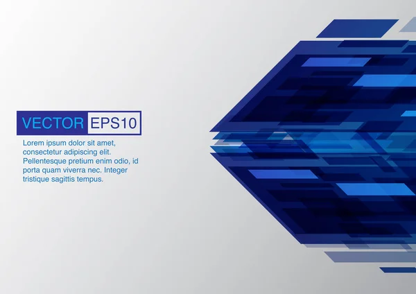 Fondo Azul Abstracto Vector Eps10 Uso Para Bandera Folleto Papel — Vector de stock