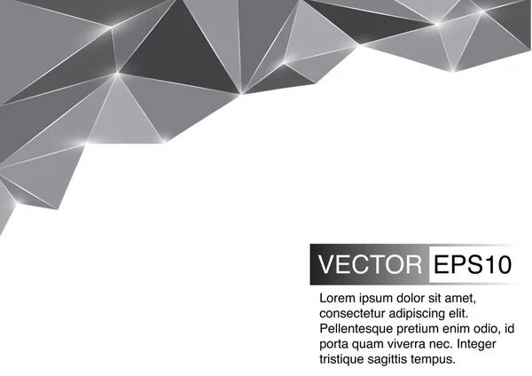 Fondo Abstracto Polígono Vector Eps10 Utilizar Para Banner Papel Pintado — Vector de stock