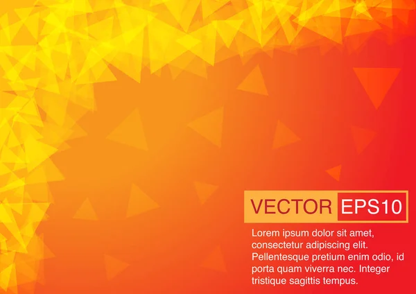 Fondo Abstracto Triangular Vector Eps10 Utilizar Para Banner Papel Pintado — Vector de stock