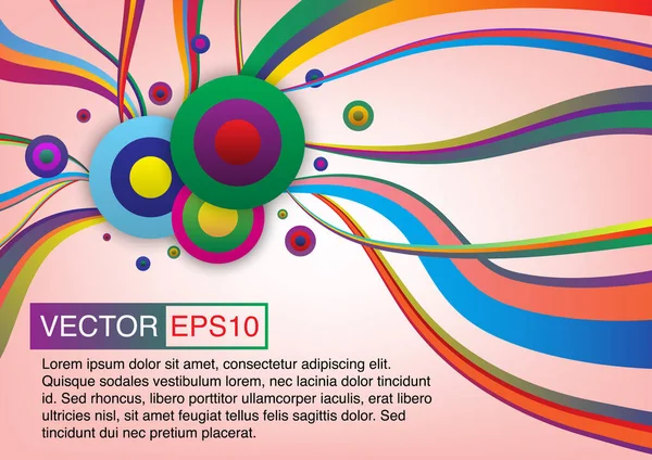 Fondo Abstracto Vector Eps10 Utilizar Para Banner Papel Pintado Sitio — Vector de stock