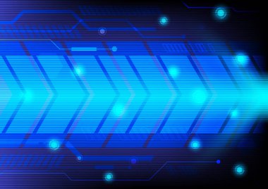 Teknoloji soyut arka plan mavi konsept. EPS10 Vektörü. Pankart, broşür, duvar kağıdı, web sitesi, şablon, poster, broşür ve diğer tasarım için kullan.