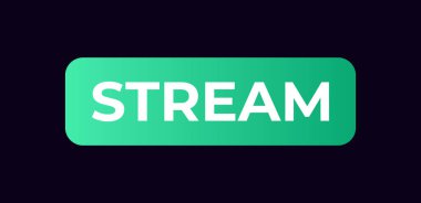 Game frame. Stream overlay banner with button UI template. Futuristic live interface. Isolated streaming show graphic. Vector square digital element