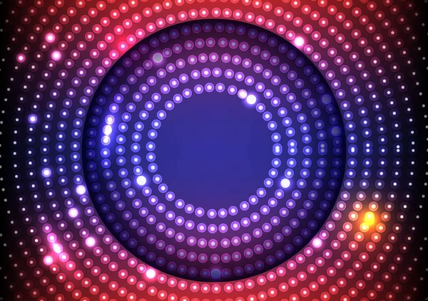 Abstrakte Kreis Farbe Punkte Hintergrund — Stockvektor