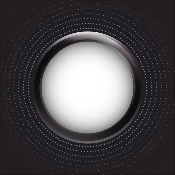 Ensemble Vectoriel Cercles Abstraits Luxe Avec Des Points Scintillants Sur — Image vectorielle