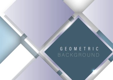Soyut geometrik şekil arkaplanı. Dijital teknoloji kavramı