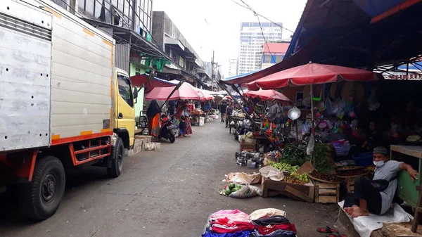 Mercado Rua Kebayoran Lama Jakarta — Fotografia de Stock