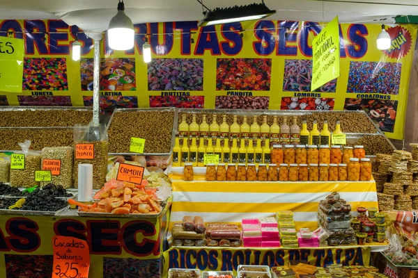 Colima Colima México Noviembre 2022 Puesto Venta Frutos Secos Productos —  Fotos de Stock