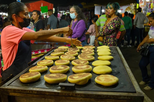 Colima Colima México Noviembre 2022 Mujer Haciendo Gordon Nata Feria —  Fotos de Stock