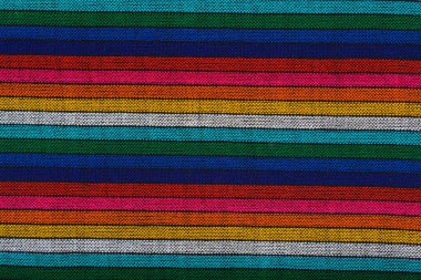 Renkli tipik Meksika masa örtüleri. Tekstil arkaplanı, doku.