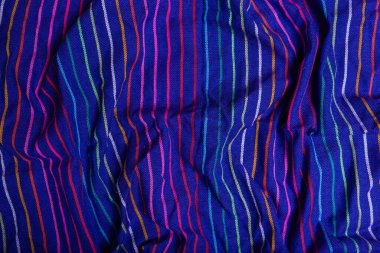 Renkli tipik Meksika masa örtüsü. Tekstil arkaplanı, doku.