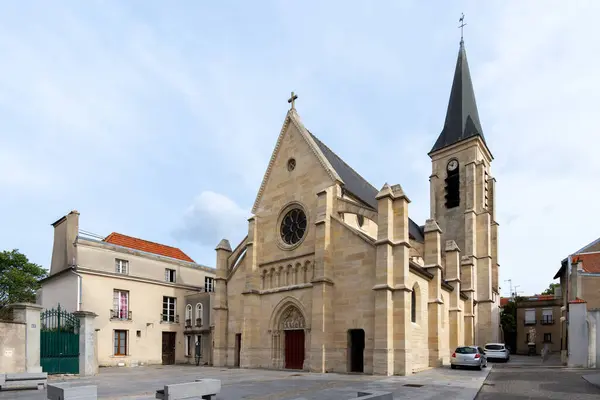 Bagneux France Octobre 2023 Vue Extérieure Église Catholique Saint Hermeland — Photo