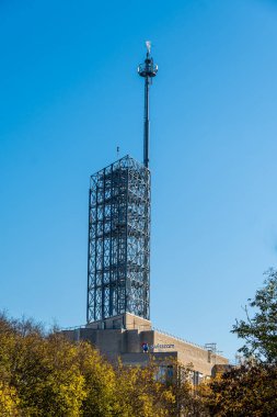 Geneva, Switzerland - November 16, 2024: Exterior view of a Swisscom telecommunications center. Swisscom AG is a public company and one of the leading Swiss telecommunications providers clipart