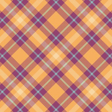 Tartan or plaid night color pattern. Vector illustration.