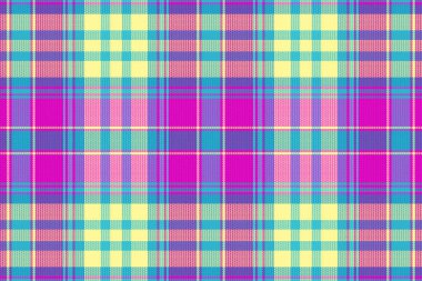 Tartan veya ekoseli retro renk deseni. Vektör illüstrasyon tasarımı.