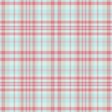 Tartan ya da ekose pastel renkli desen. Vektör illüstrasyon tasarımı.