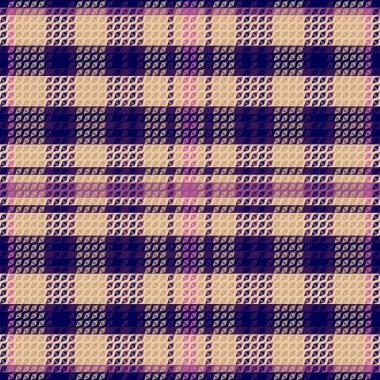 Tartan ya da ekoseli koyu renk deseni. Vektör illüstrasyon tasarımı.