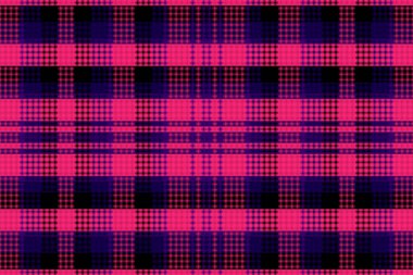 Tartan ya da ekoseli koyu renk deseni. Vektör illüstrasyon tasarımı.