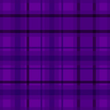 Koyu renk desenli tartan ekose. Vektör illüstrasyonu.