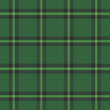 Koyu renk desenli tartan ekose. Vektör illüstrasyonu.