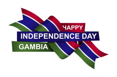 Gambia Independence Day background. Vector illustration background.