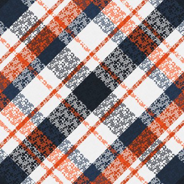 Tartan desenli koyu renkli. Vektör illüstrasyonu.