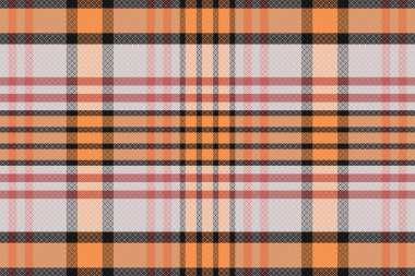 Gece Rengi desenli Tartan Ekoseli. Vektör illüstrasyonu.