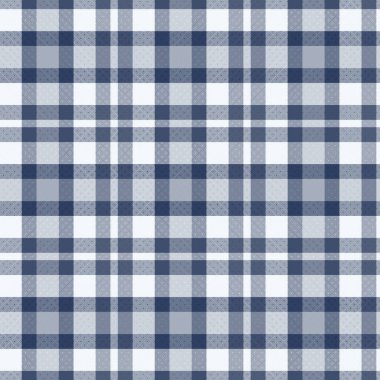 Gece Rengi desenli Tartan Ekoseli. Vektör illüstrasyonu.