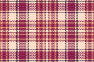 Gece Rengi desenli Tartan Ekoseli. Vektör illüstrasyonu.
