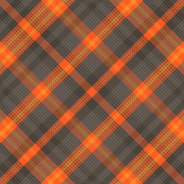 Gece Rengi desenli Tartan Ekoseli. Vektör illüstrasyonu.