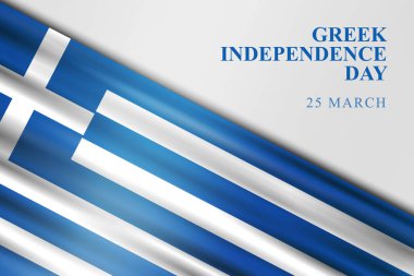 Greek Independence Day background. Vector illustration background.