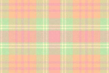Tartan Plaid With Summer Color Pattern. Vector illustration.