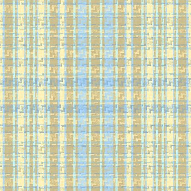 Tartan Plaid With Summer Color Pattern. Vector illustration.