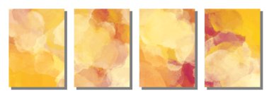Abstract watercolor brush background. Vector illustration background.